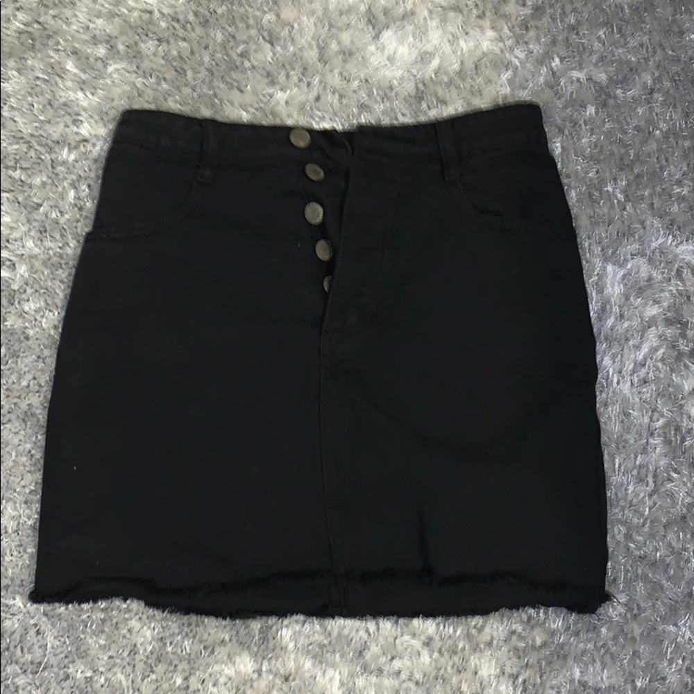Brandy Melville black denim skirt